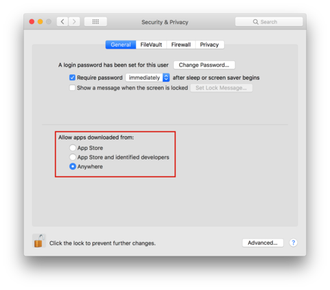 How to allow software install on mac